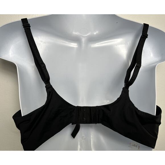 Victoria's Secret Smooth Black Solid 36D T-Shirt Push Up Full Coverage Bra - Picture 3 of 7